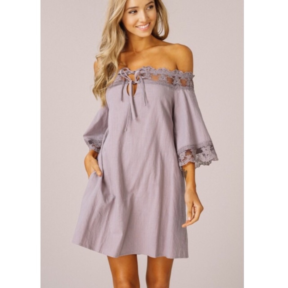 All that & lace Lilac Dress!